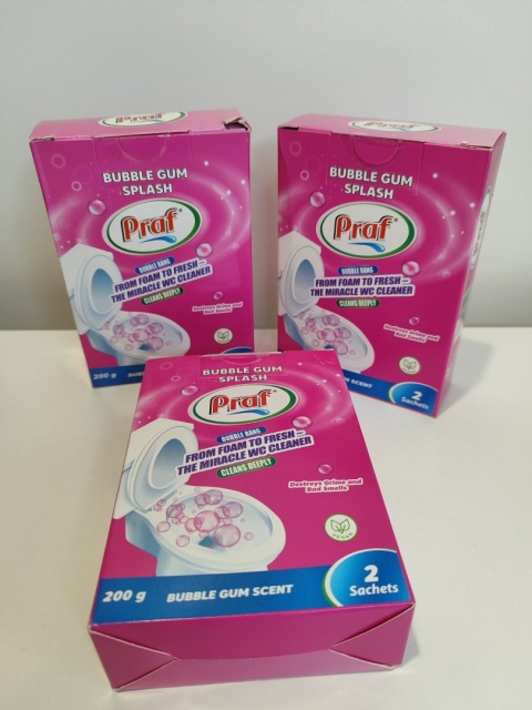 Praf Bubble Bang Środek do Czyszczenia Toalet Praf Bubble Bang Środek do Czyszczenia Toalet