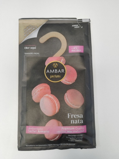 Ambar - zawieszki zapachowe do szafy Fresa nata