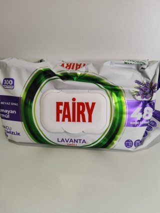 Chusteczki Fairy lawenda