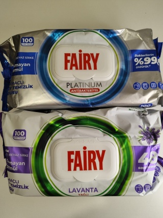 Chusteczki Fairy lawenda