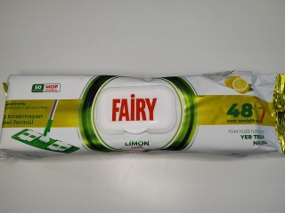 Chusteczki do mopa Fairy cytryna