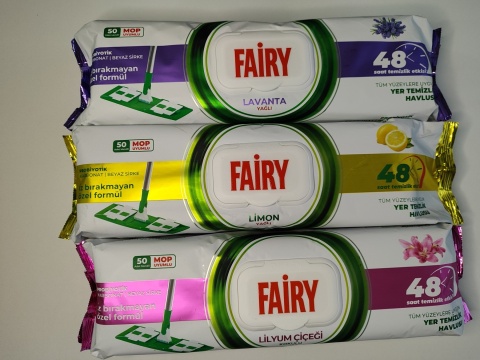 Chusteczki do mopa Fairy lawenda